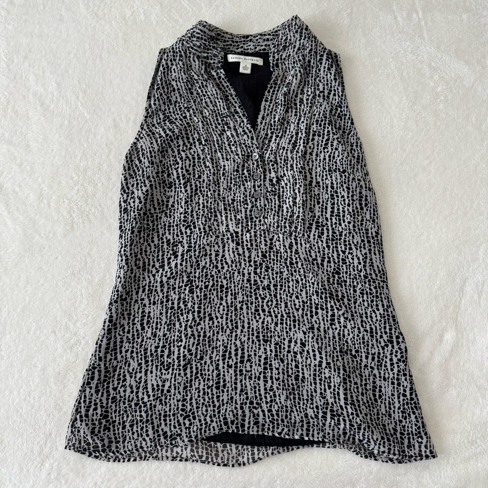 High Neckline Blouse